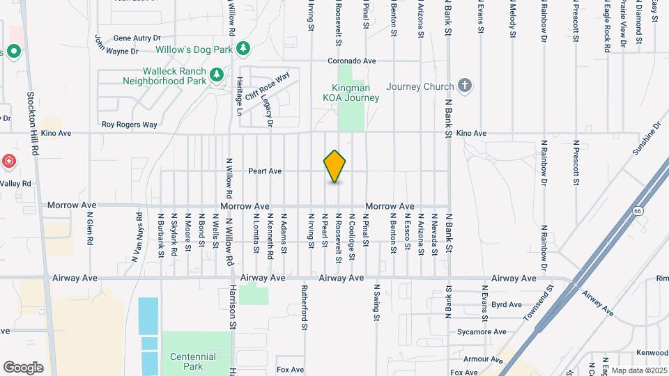 3657 N Roosevelt St Map and Location Details