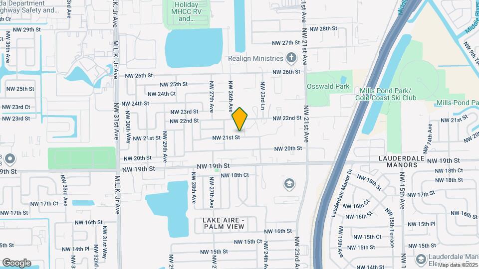 2501 NW 21st St Map and Location Details