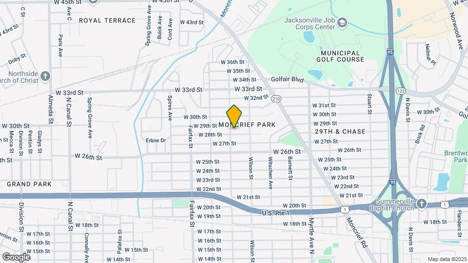 1595 W 28th St Map and Location Details