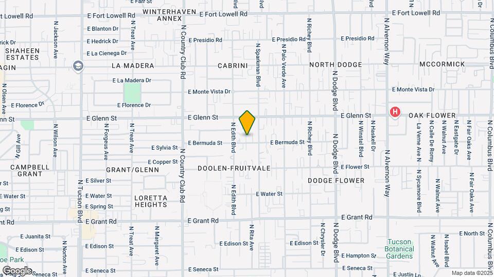 3331 E Bermuda St Mapa y Detalles de la Ubicación