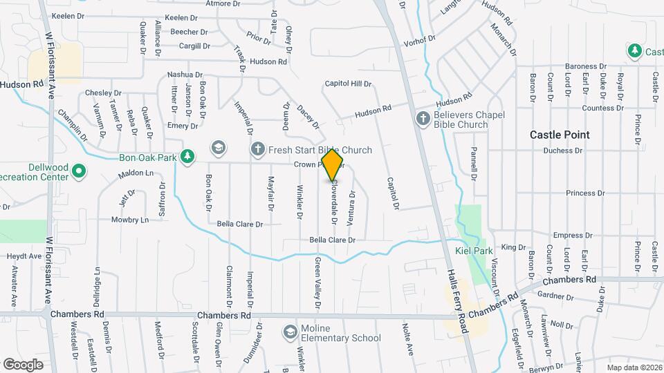 10175 Cloverdale Dr Mapa y Detalles de la Ubicación