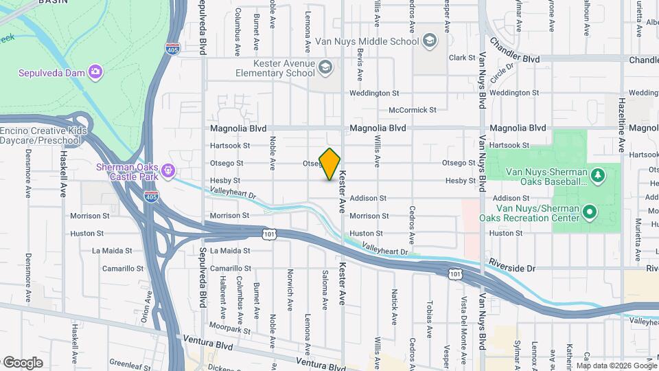 14920 Hesby St Map and Location Details