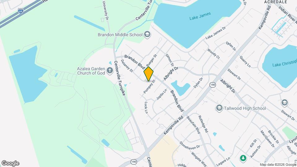 1729 Pompey St Map and Location Details