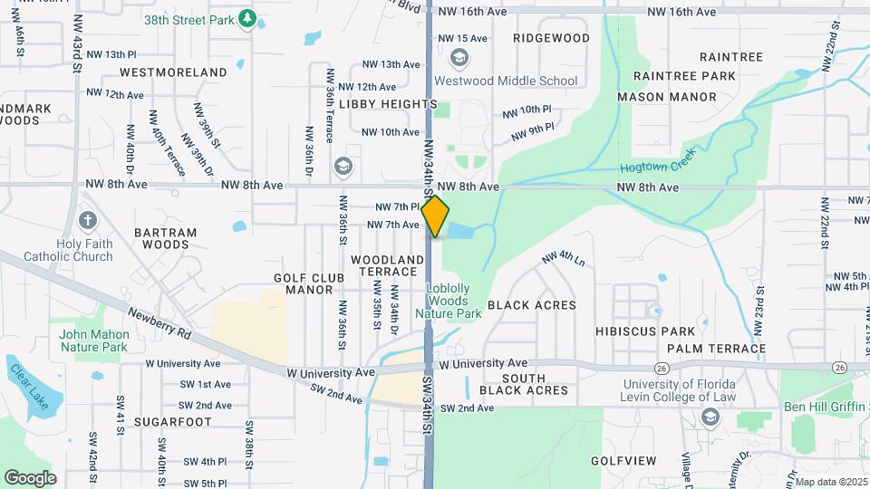 617 NW 34th St Map and Location Details