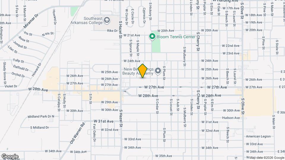 1900 W 26th Ave Mapa y Detalles de la Ubicación