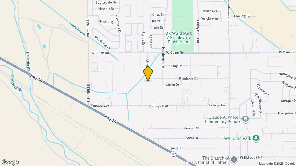 1664 Sierra Dr Map and Location Details