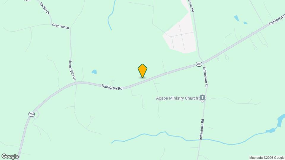 9253 Dahlgren Rd Map and Location Details