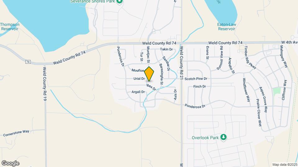 1020 Urial Dr Map and Location Details