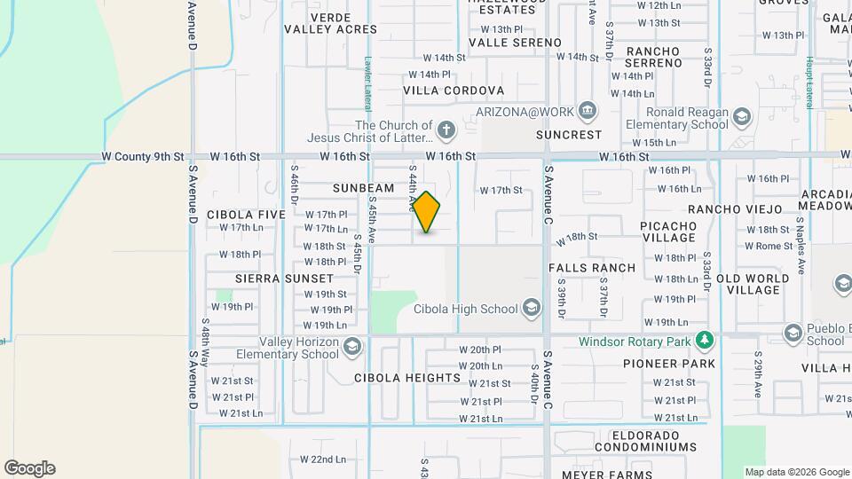 4352 W 18th St Map and Location Details