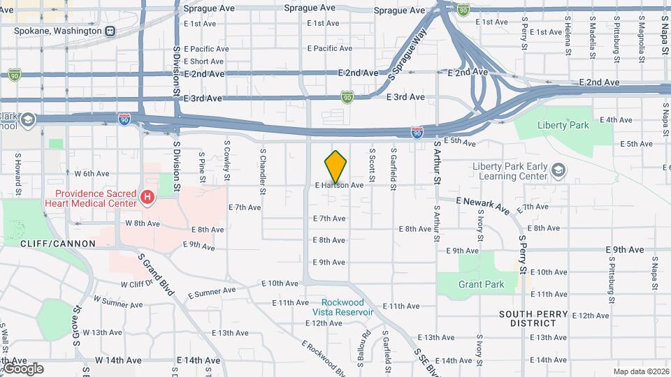 614 E Hartson Ave Mapa y Detalles de la Ubicación