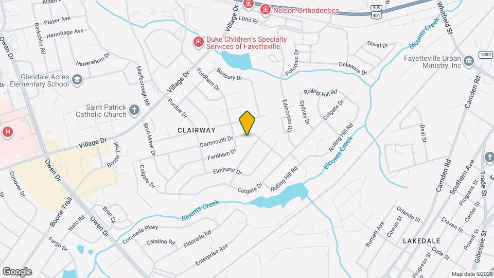 2439 Dartmouth Dr Map and Location Details