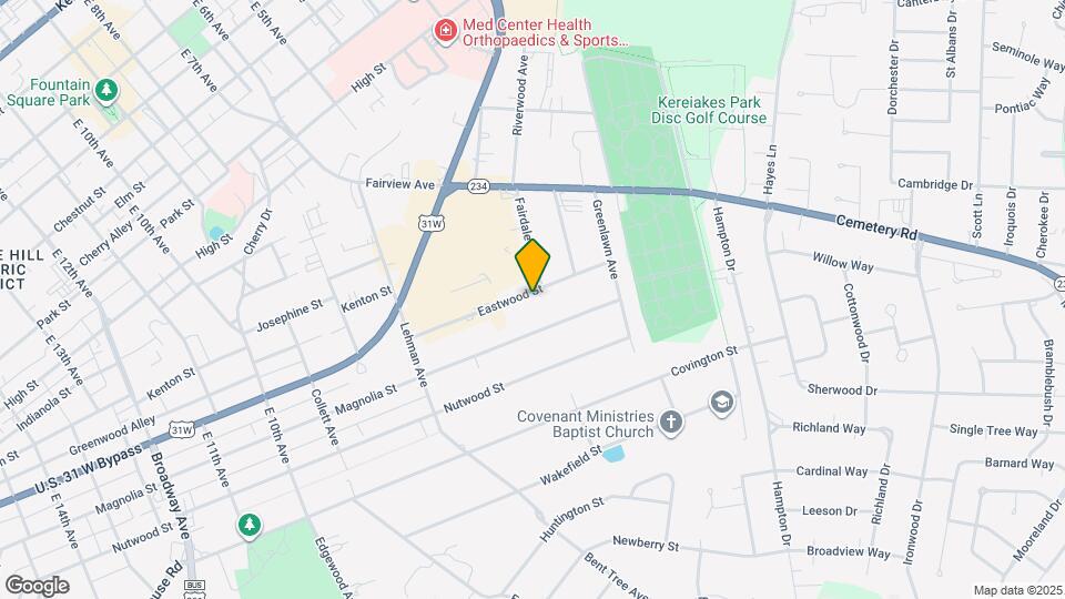 604 Eastwood St Map and Location Details