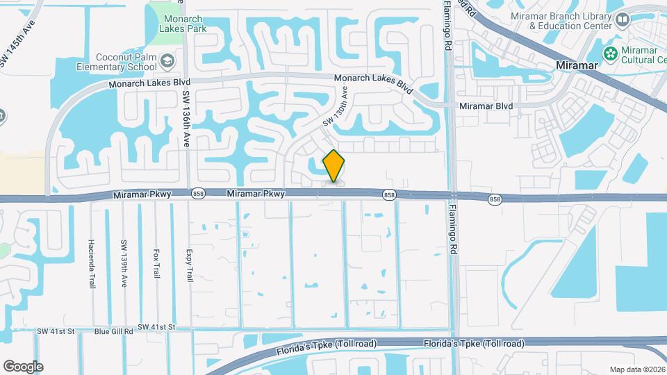 3194 SW 128th Terrace Map and Location Details