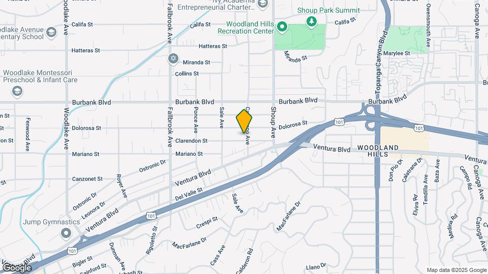 22509 Clarendon St Map and Location Details