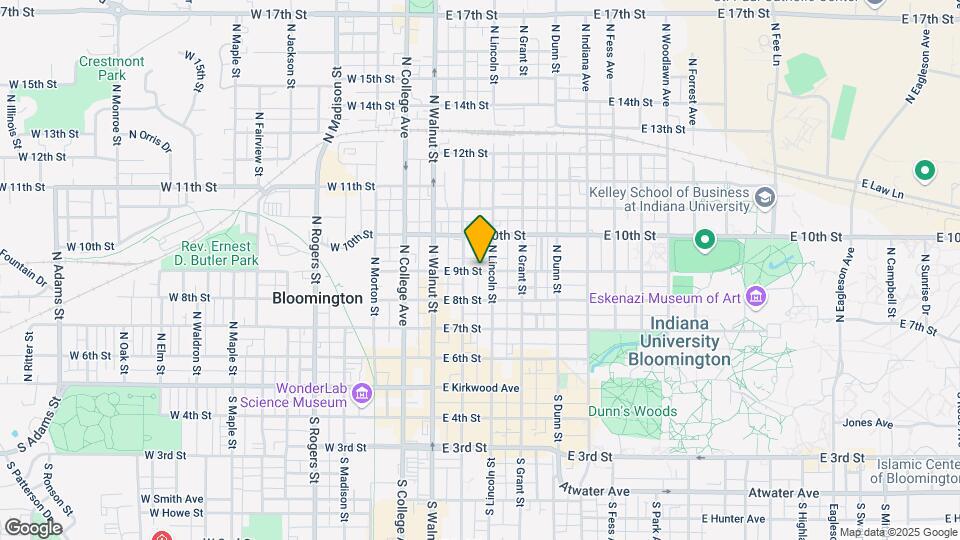 215 E 9th St Mapa y Detalles de la Ubicación