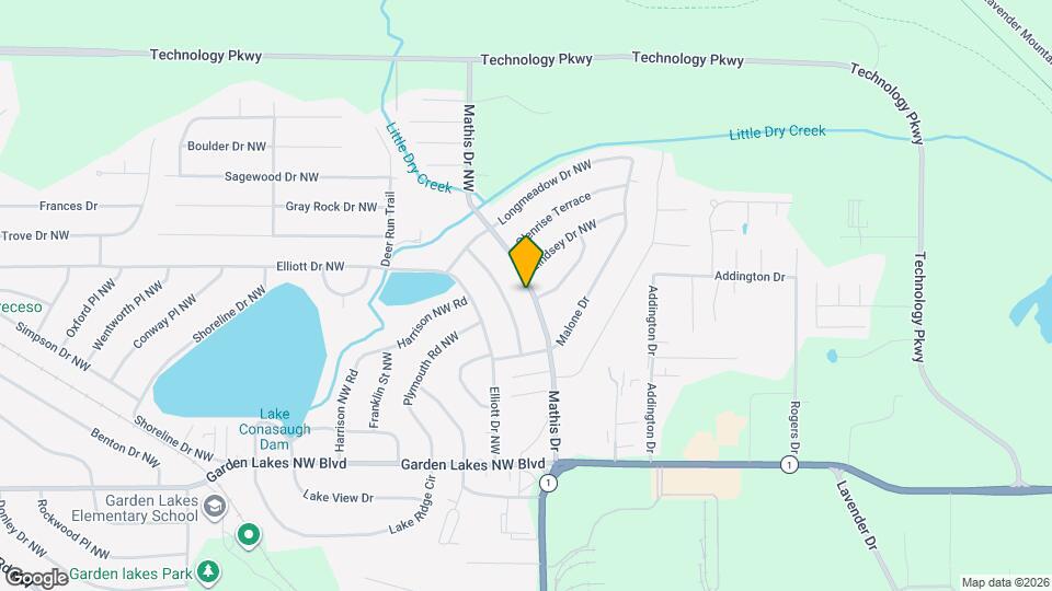 115 Mathis Dr NW Map and Location Details