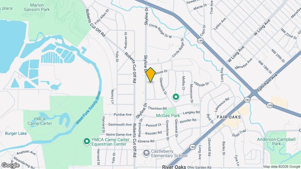 1805 Brook Hollow Dr Map and Location Details