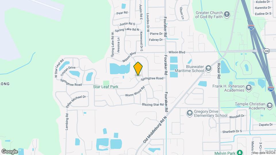 3775 Spring Lake Rd Map and Location Details