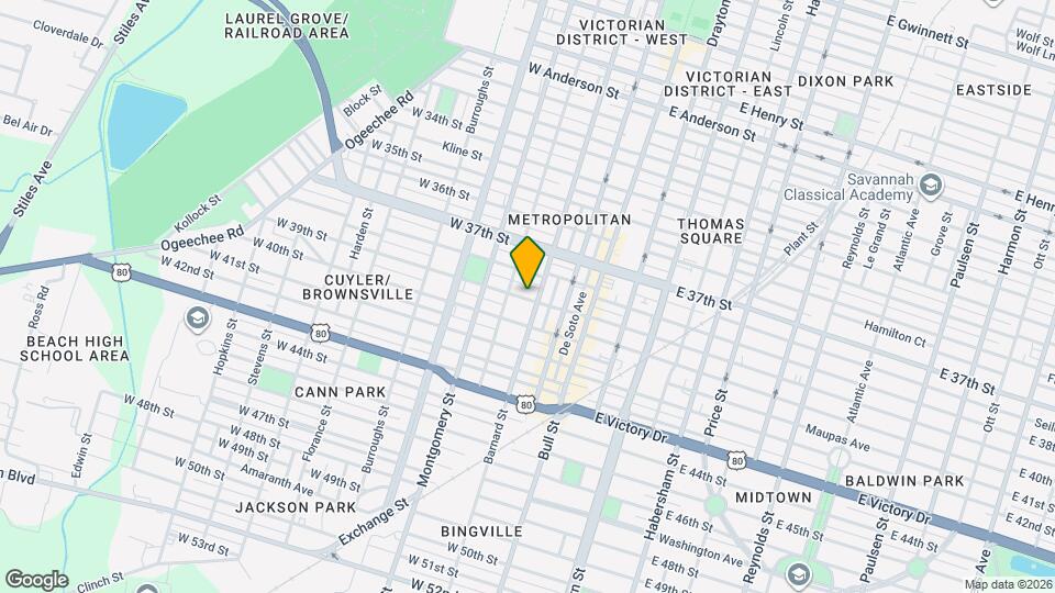 226 W 39th St Map and Location Details