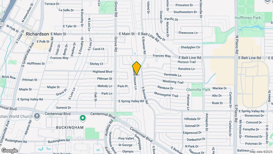 415 Towne House Ln Map and Location Details