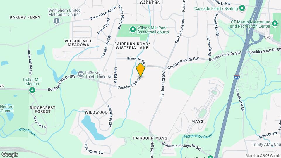3812 Boulder Park Dr SW Map and Location Details