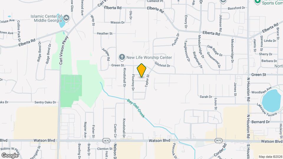 203 Lumpkin Dr Mapa y Detalles de la Ubicación