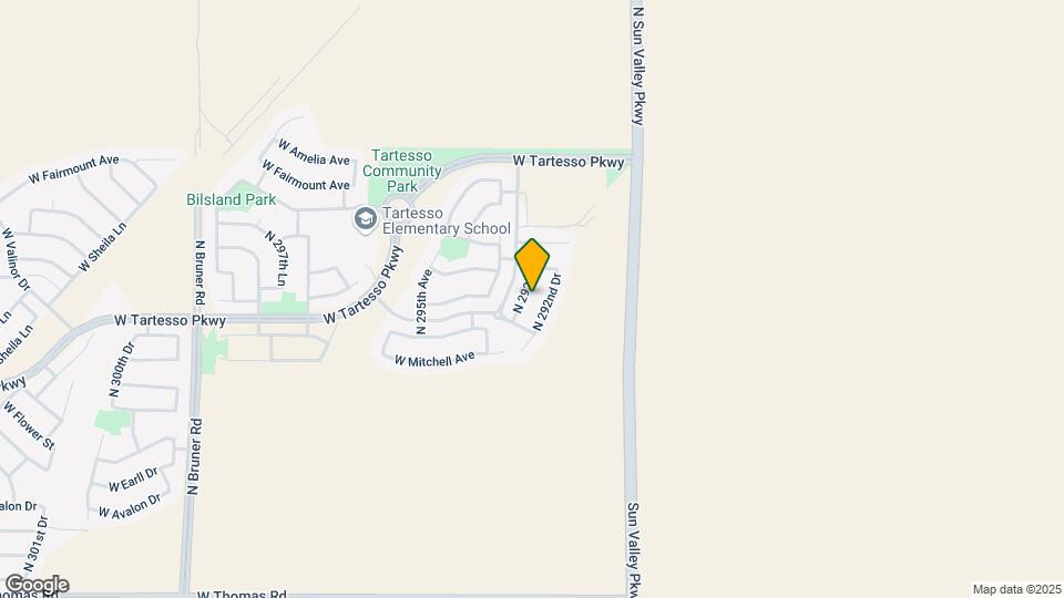 3713 N 292nd Ln Map and Location Details