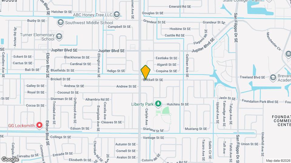 880 Brickell St SE Map and Location Details