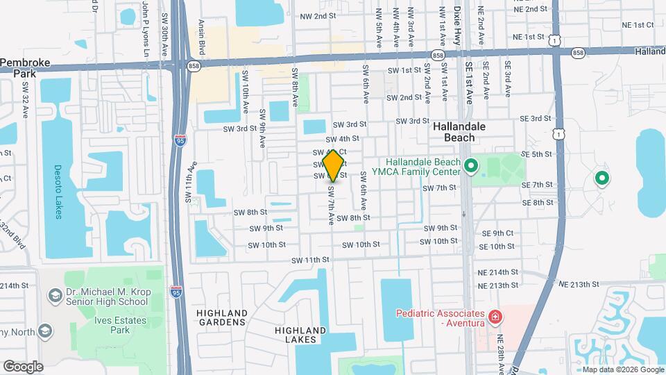 627 SW 7th Ave Mapa y Detalles de la Ubicación