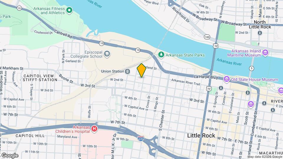 112 S Pulaski St Map and Location Details