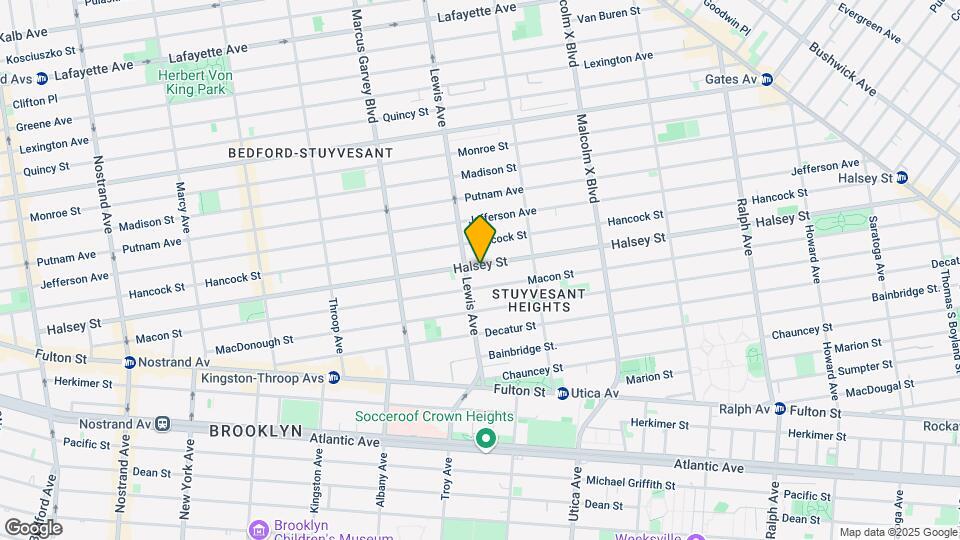494 Halsey St Mapa y Detalles de la Ubicación