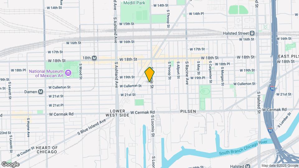 1924 S Loomis St Map and Location Details