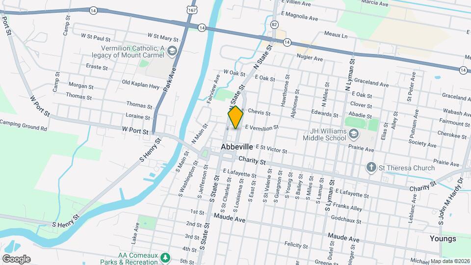 209 N St Charles St Map and Location Details