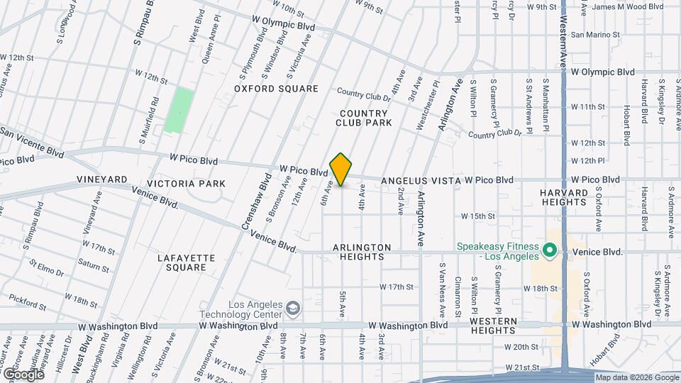 1329 5th Ave, Unit 1329 Map and Location Details