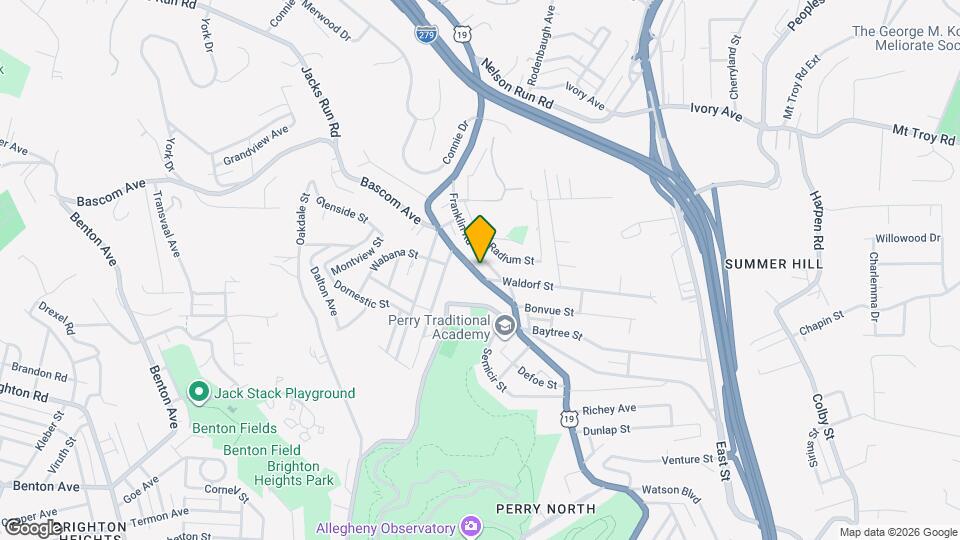 4012 Perrysville Ave Map and Location Details