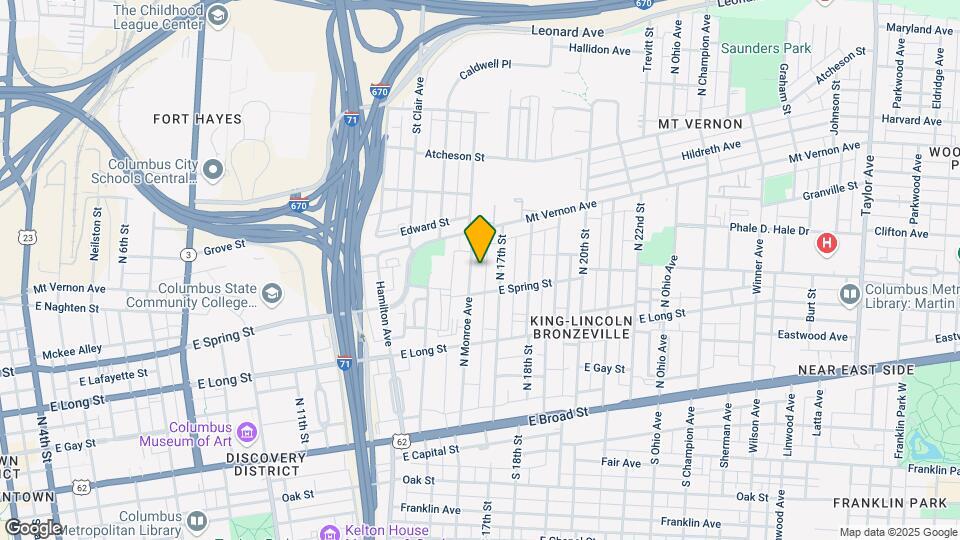 244-246-246 N Monroe Ave Map and Location Details