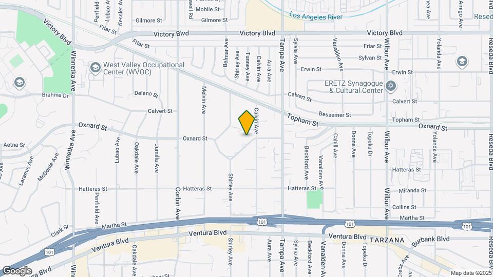 19419 Oxnard St Map and Location Details