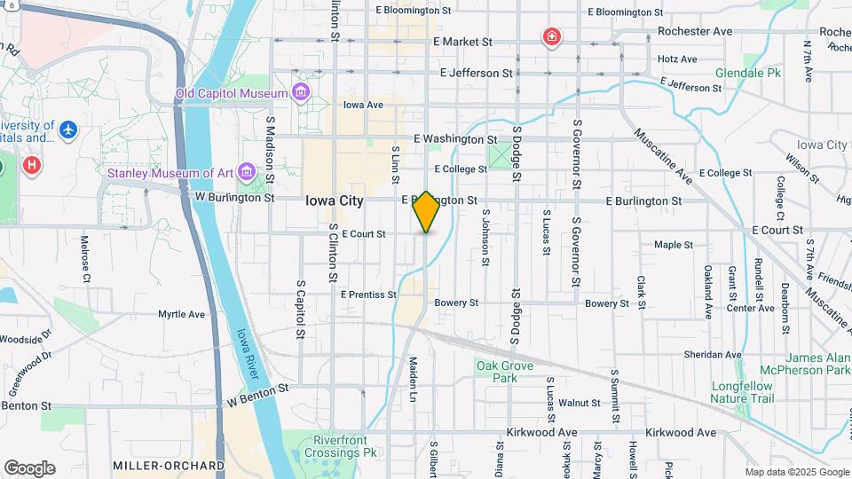406 S Gilbert St Map and Location Details
