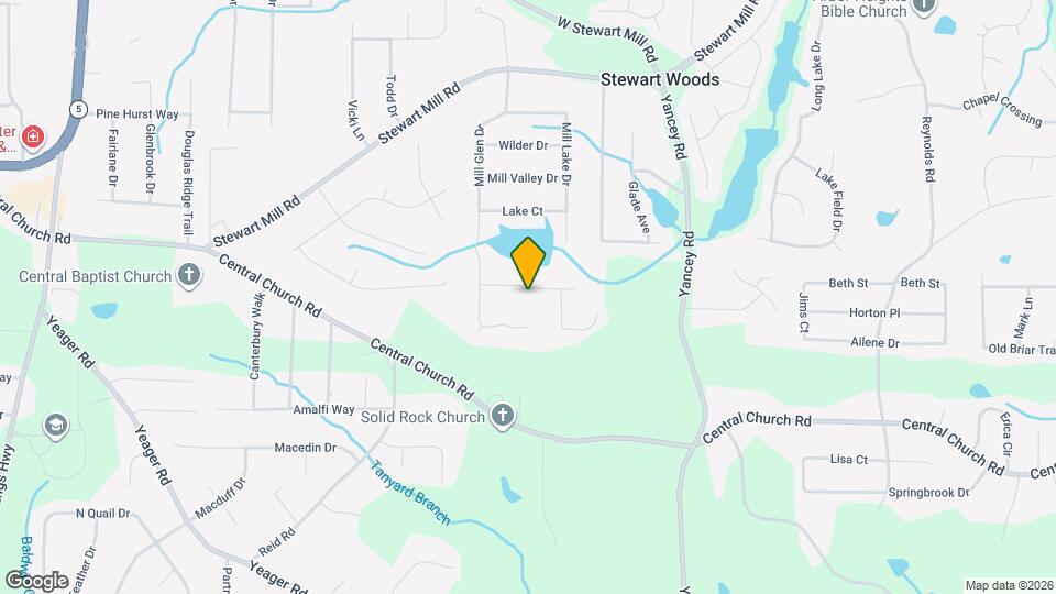 5421 S Lake Dr Map and Location Details