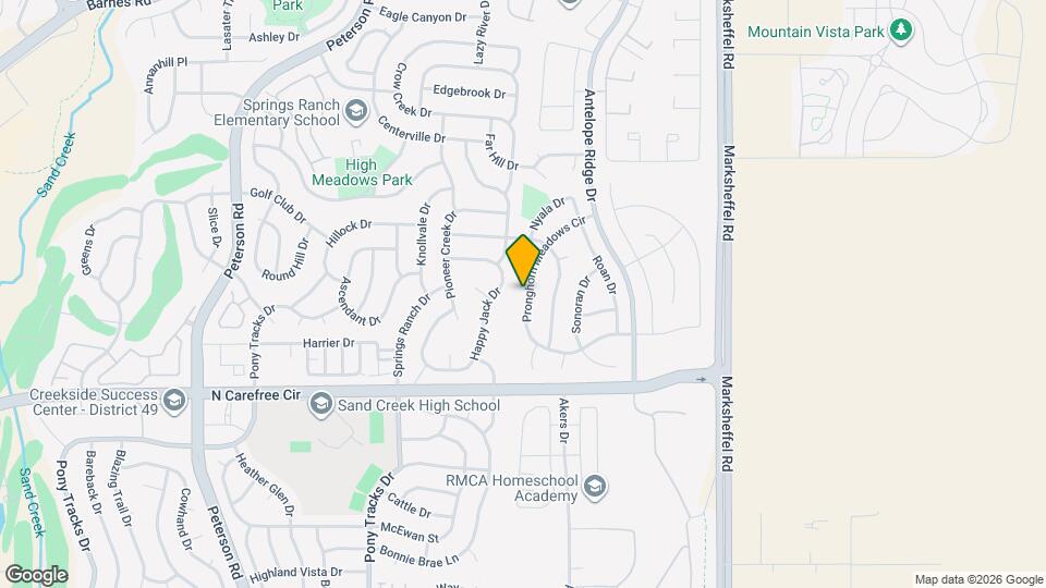 3930 Pronghorn Meadows Cir Map and Location Details