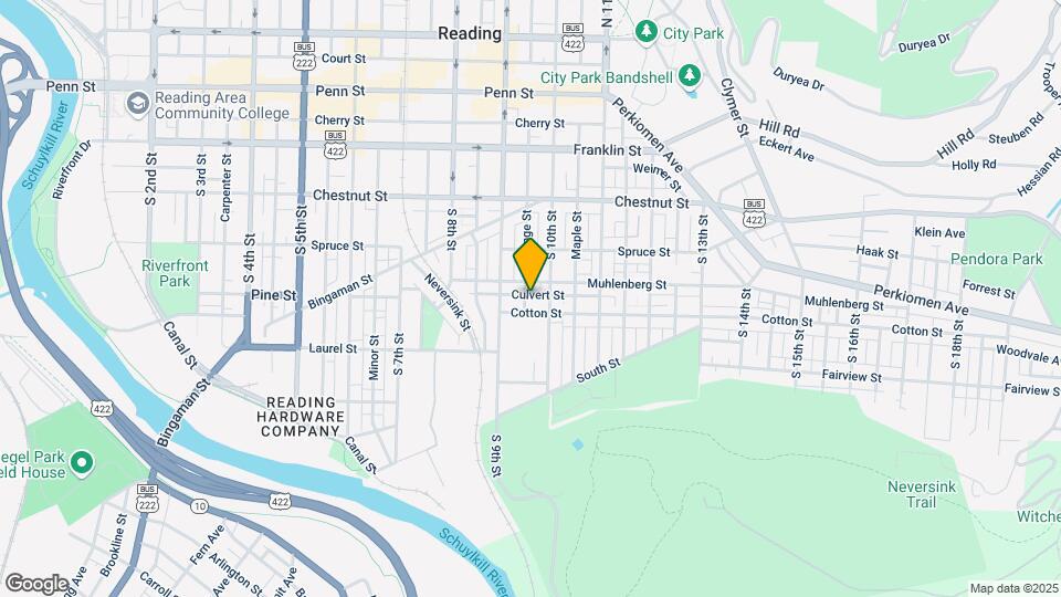 423 Orange St Map and Location Details