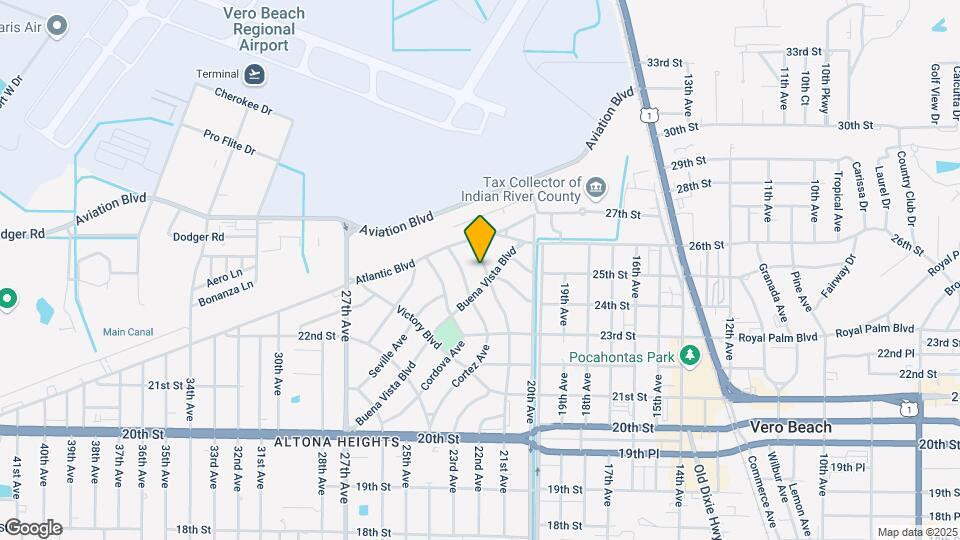 2515 Vero Beach Ave Map and Location Details