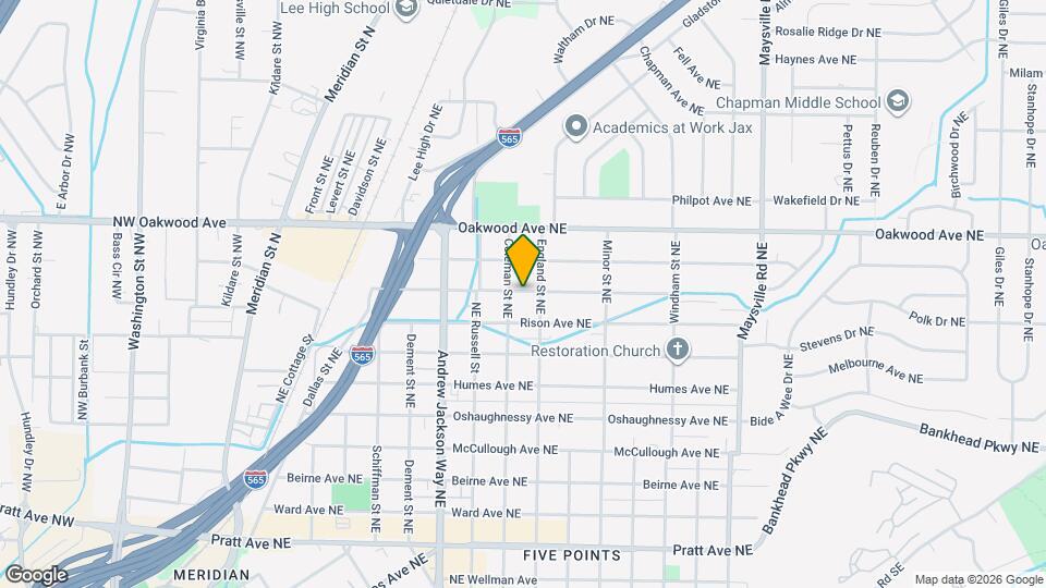 1012 Halsey Ave NE Map and Location Details