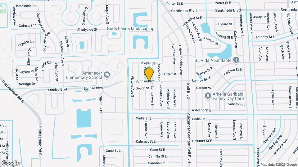 718 Sunrise Blvd Map and Location Details