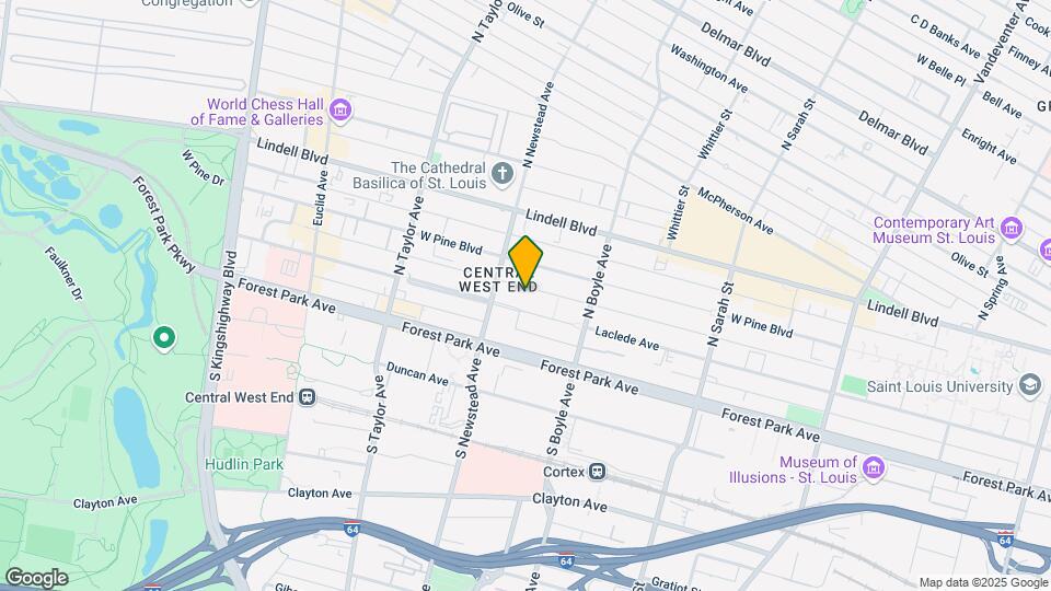 4367-4375 Laclede Ave Mapa y Detalles de la Ubicación