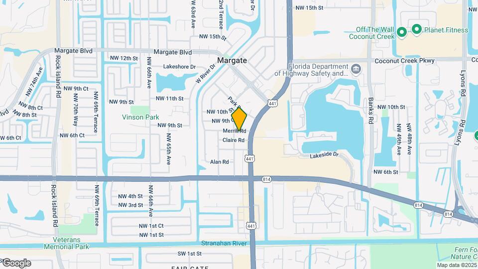 6050 NW 9th St Map and Location Details