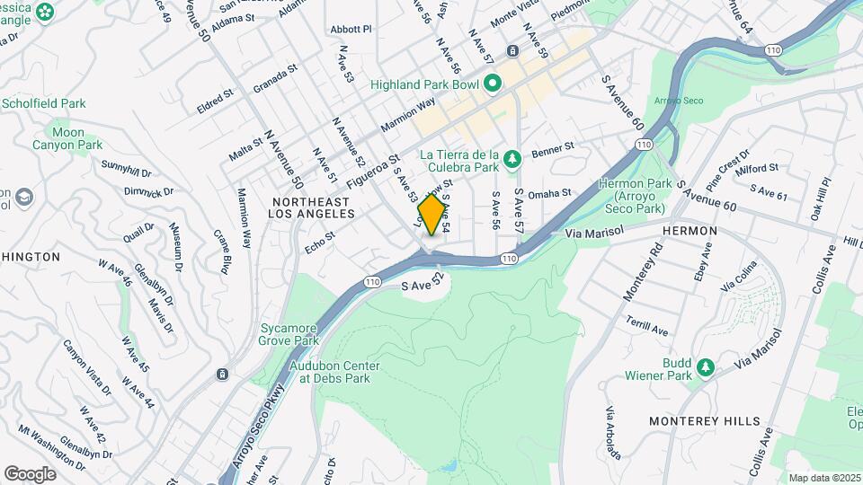 281 S Avenue 52 Map and Location Details