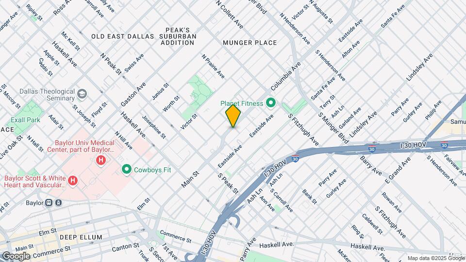 4532 Columbia Ave Mapa y Detalles de la Ubicación