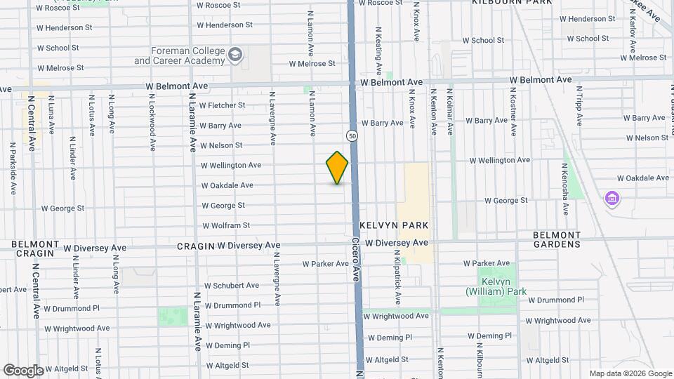 4825 W Oakdale Ave Map and Location Details