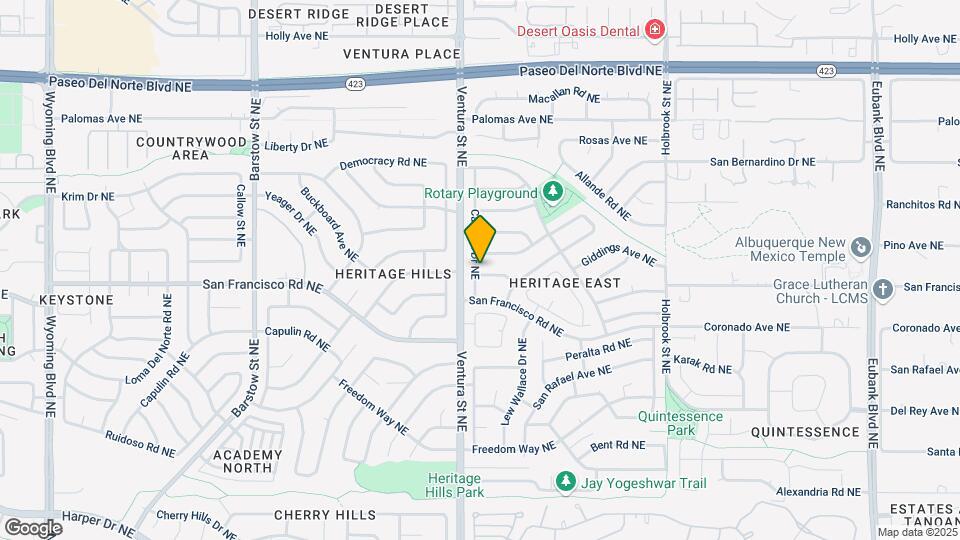 9101 Mabry Ave NE Map and Location Details